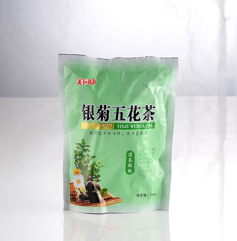 银菊五花茶凉茶颗粒